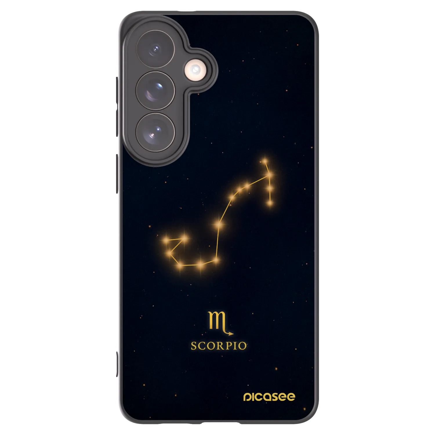 Picasee silikonowe czarne etui na Samsung Galaxy S26+ - SCORPIO