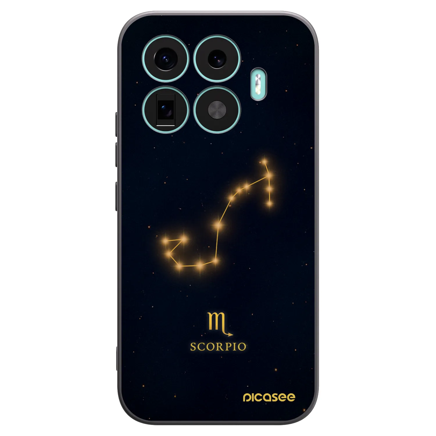 Picasee silikonowe czarne etui na Xiaomi 17T - SCORPIO
