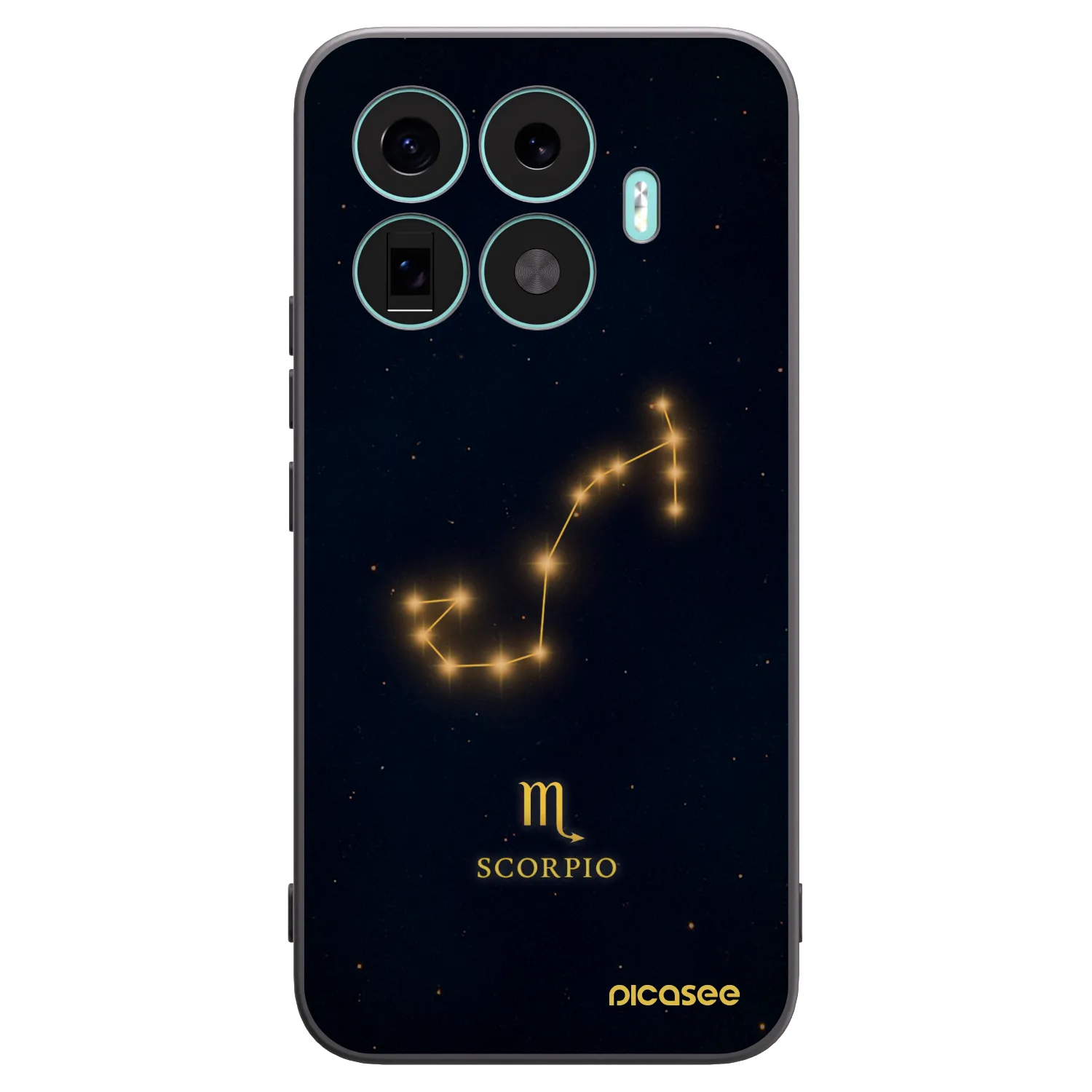 Picasee silikonowe czarne etui na Xiaomi 17T Pro - SCORPIO