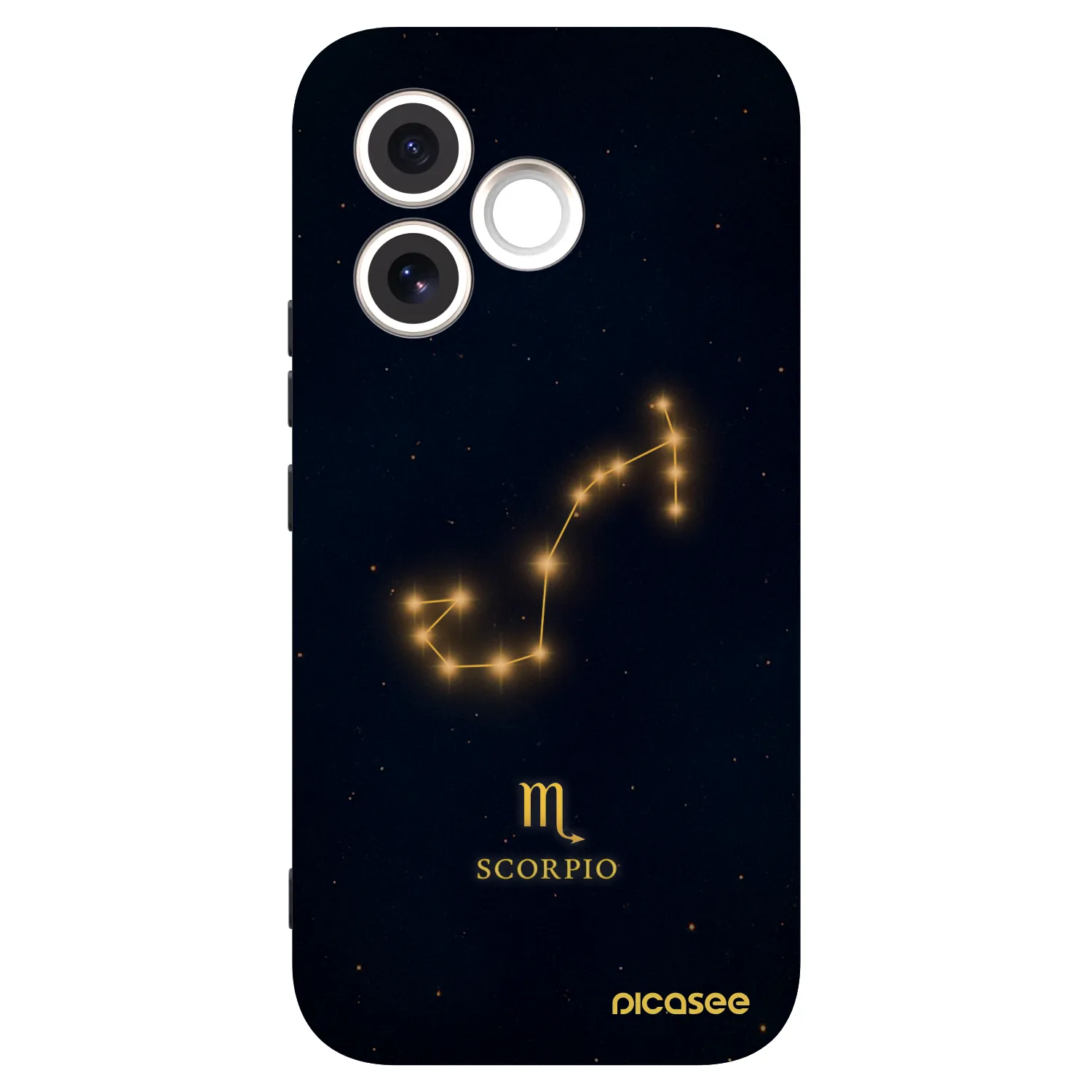Picasee silikonowe czarne etui na Honor 600 Lite - SCORPIO