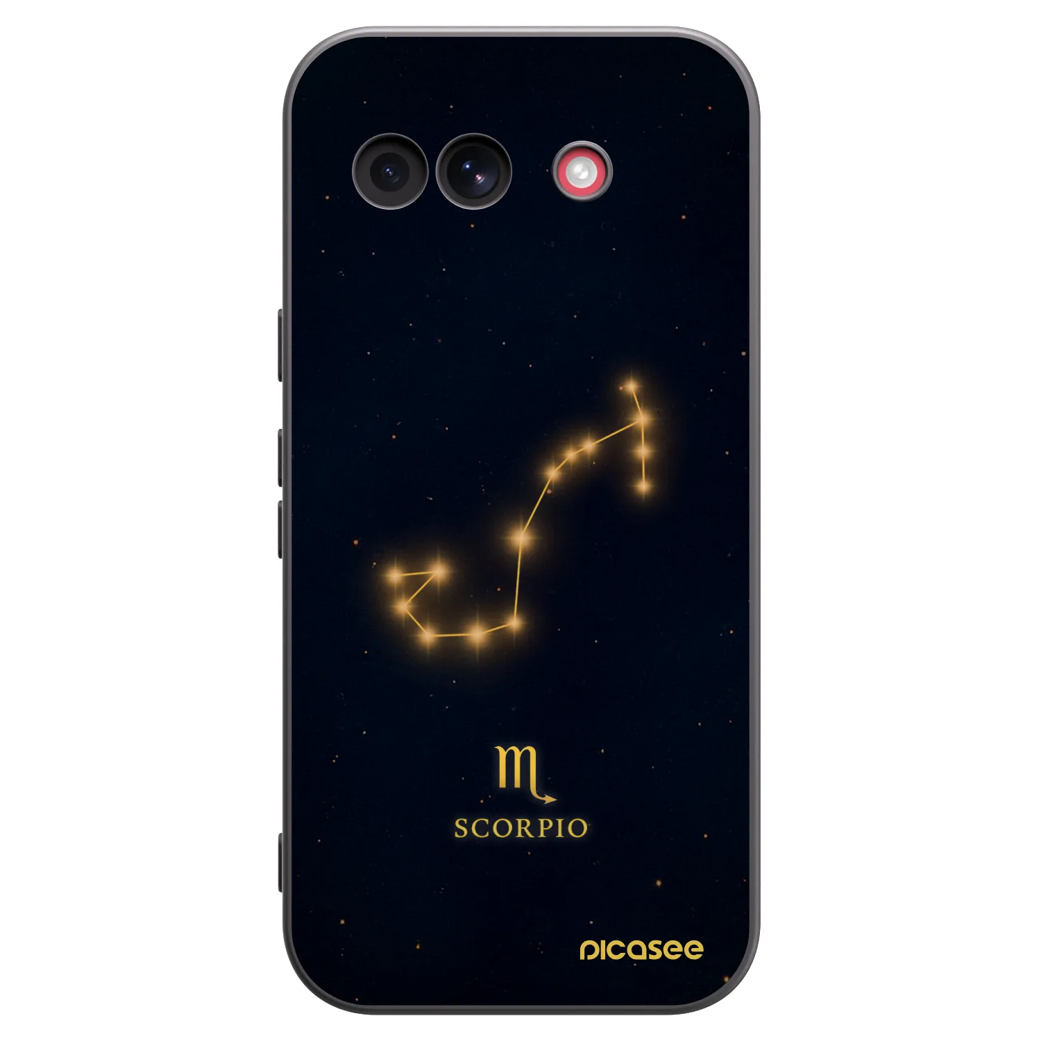 Picasee silikonowe czarne etui na Google Pixel 10a - SCORPIO