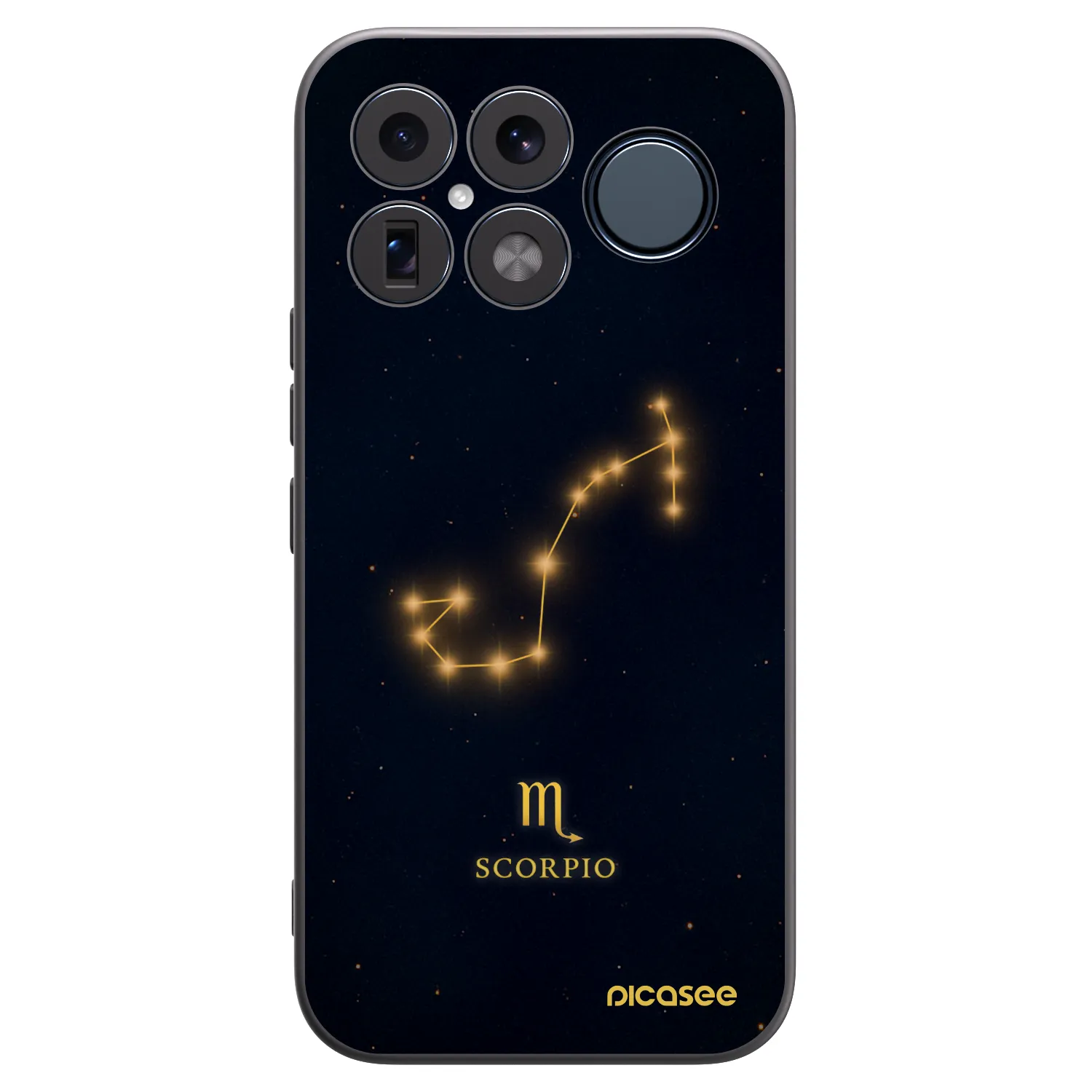 Picasee silikonowe czarne etui na Xiaomi Poco F8 Ultra - SCORPIO
