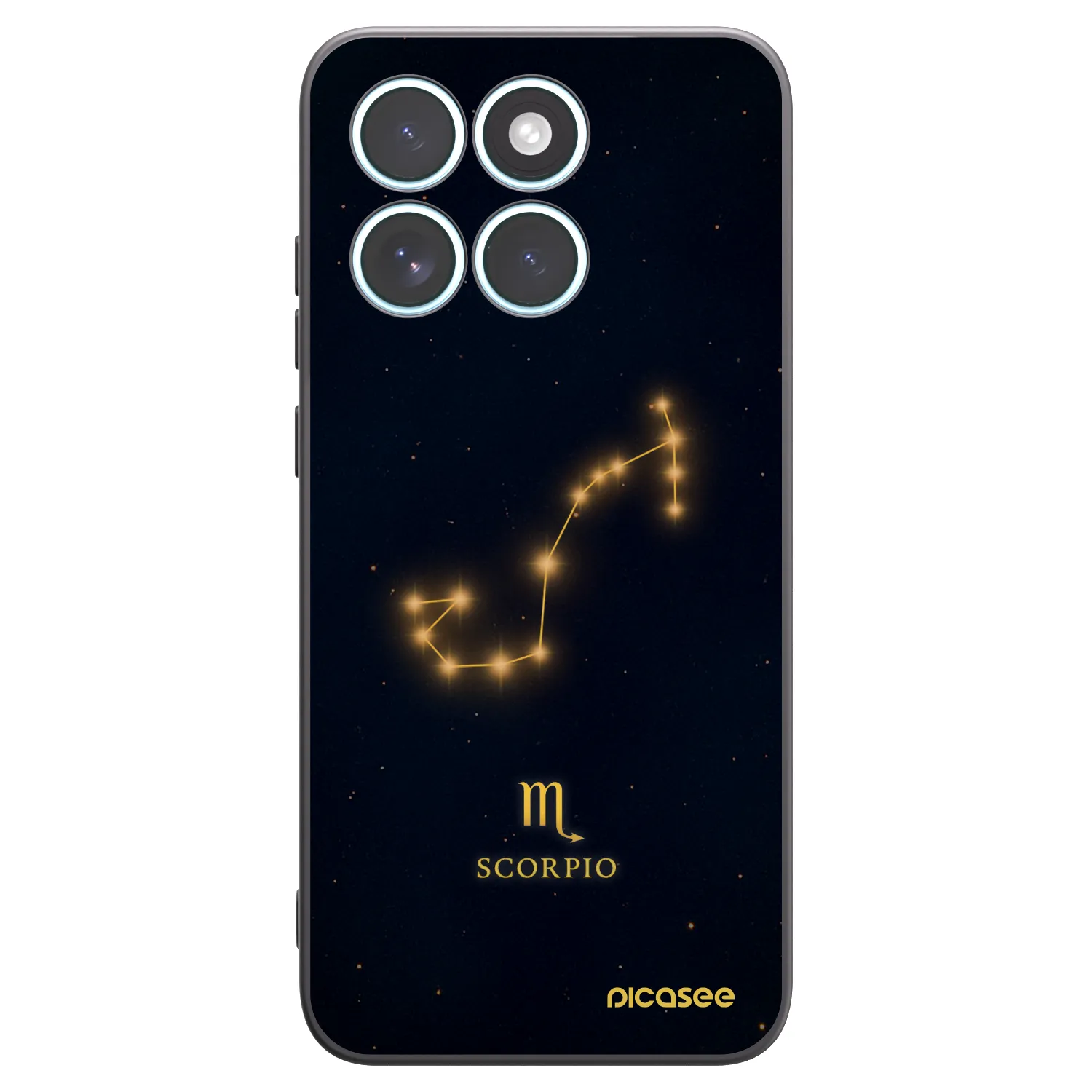 Picasee silikonowe czarne etui na Motorola Edge 70 Fusion - SCORPIO