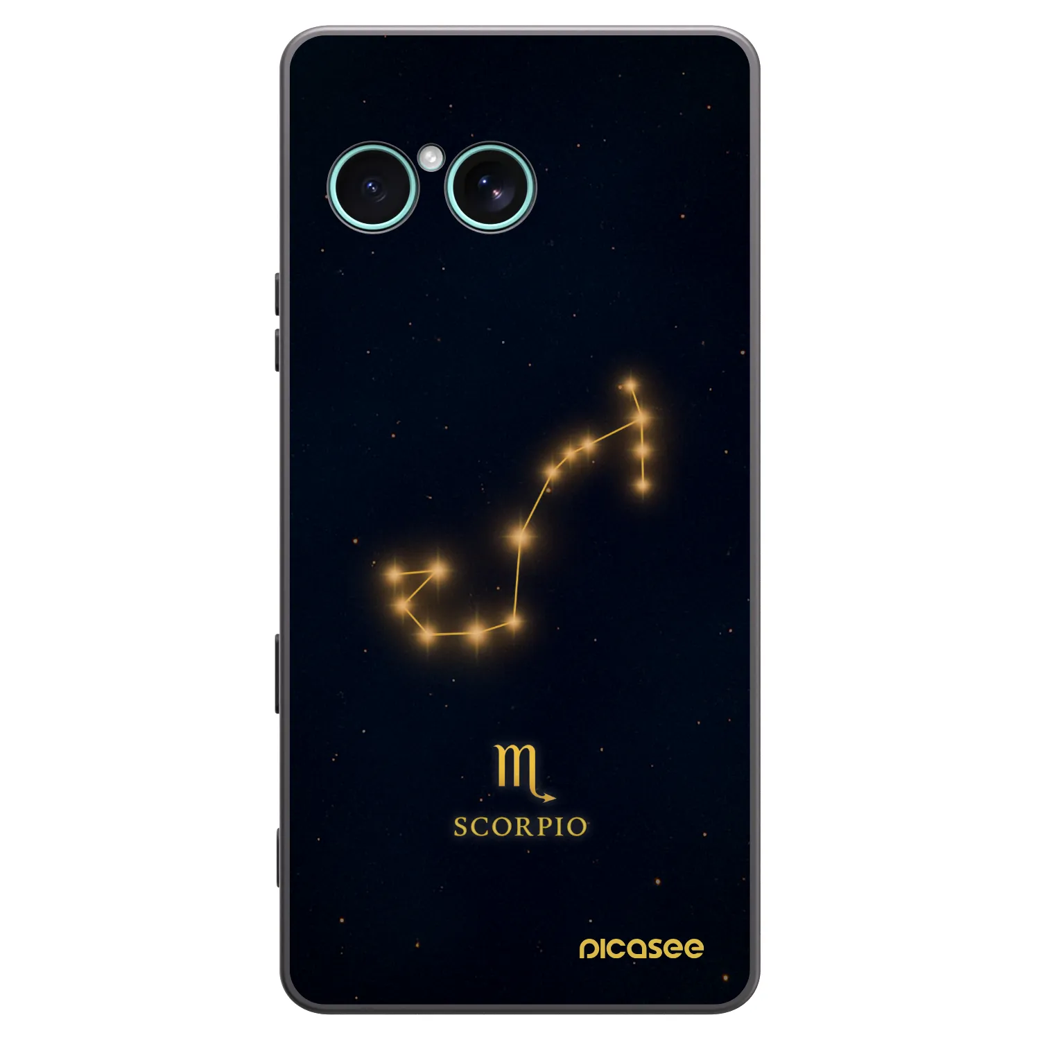 Picasee silikonowe czarne etui na Sony Xperia 10 VII - SCORPIO