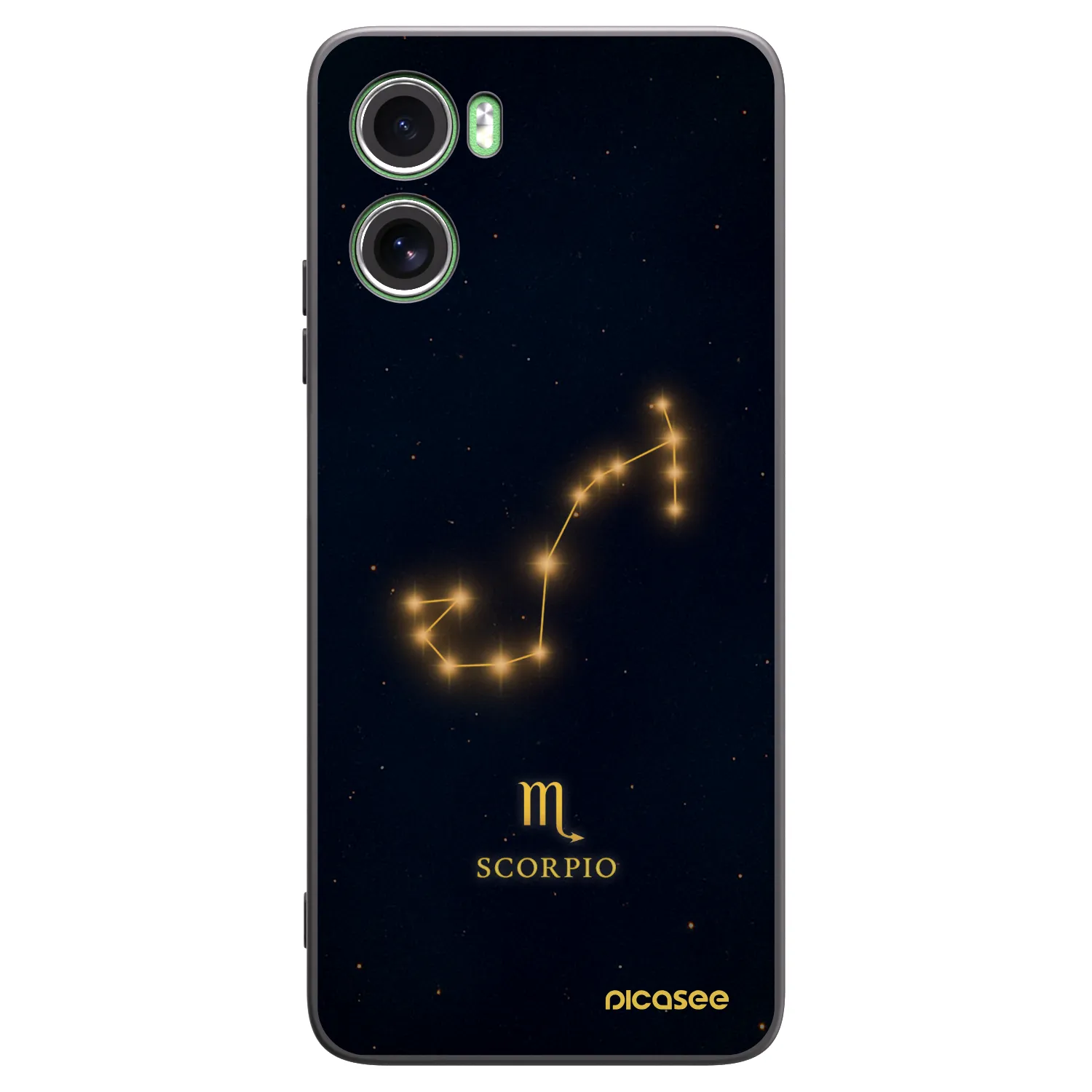 Picasee silikonowe czarne etui na Motorola Moto G06 - SCORPIO