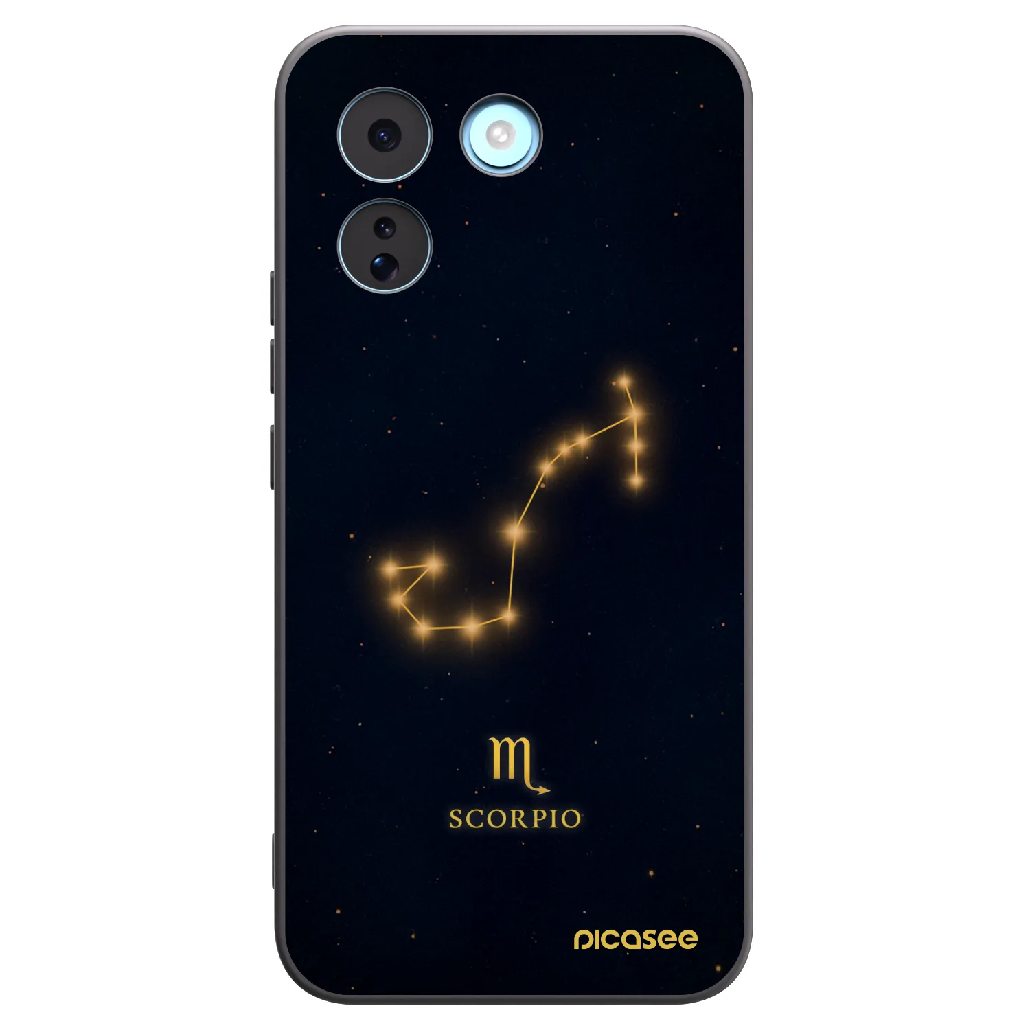 Picasee silikonowe czarne etui na Xiaomi Redmi Note 17 Pro MAX 5G - SCORPIO