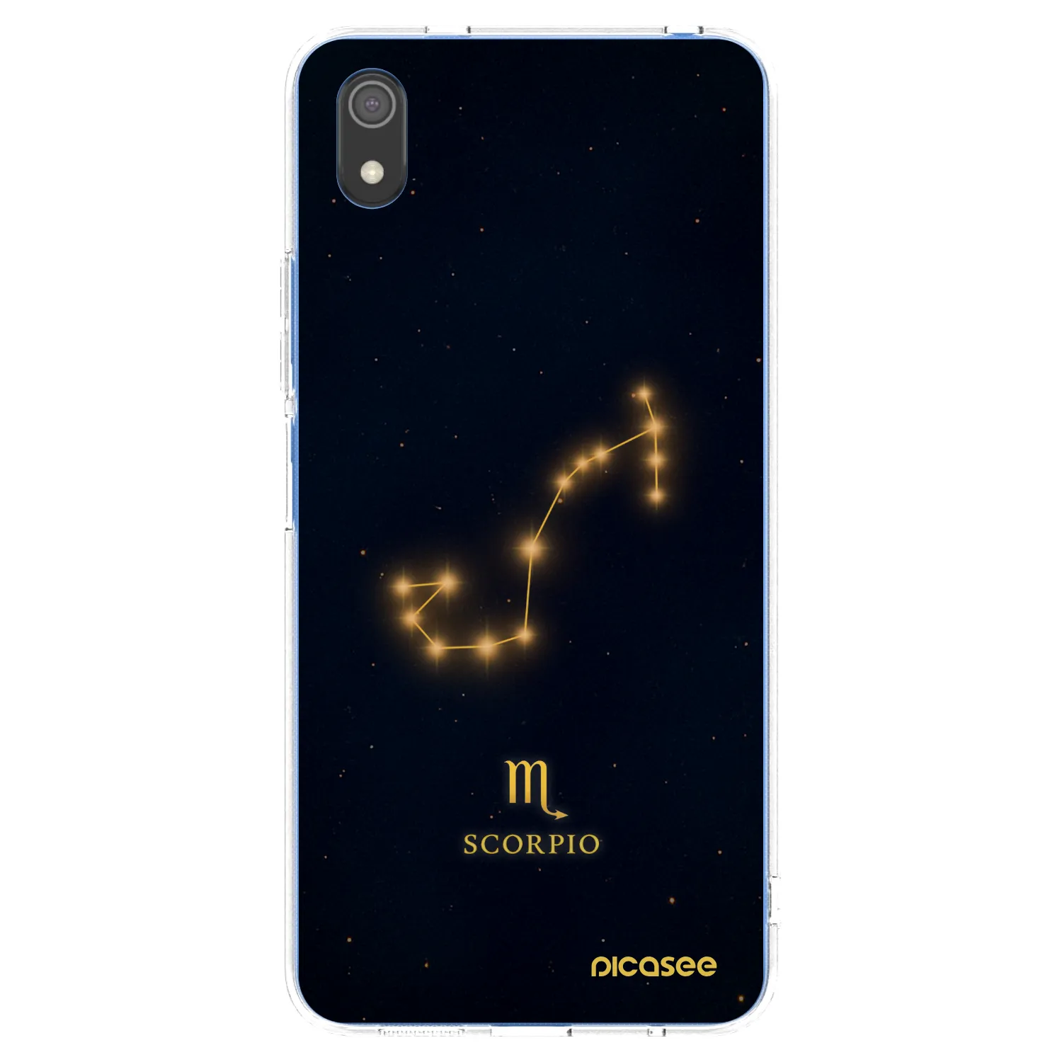 Picasee silikonowe przeźroczyste etui na Xiaomi Redmi 7A - SCORPIO