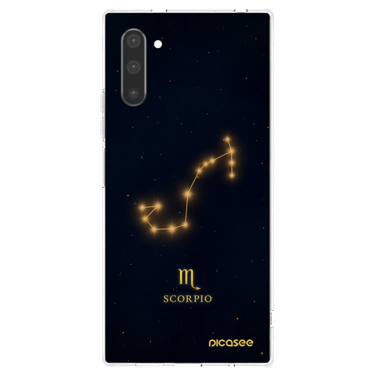Picasee silikonowe przeźroczyste etui na Samsung Galaxy Note 10 N970F - SCORPIO