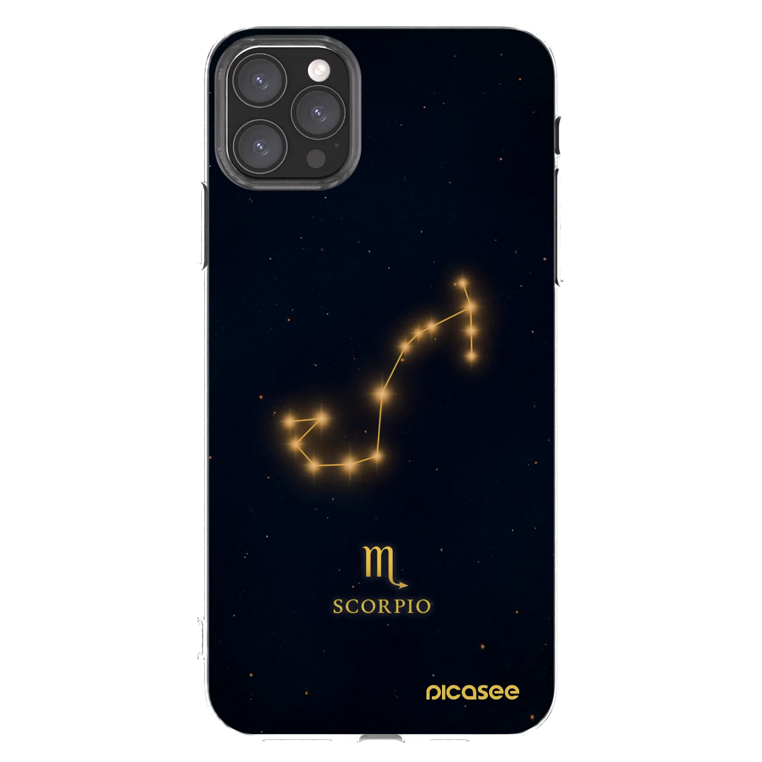 Picasee silikonowe przeźroczyste etui na Apple iPhone 11 Pro Max - SCORPIO