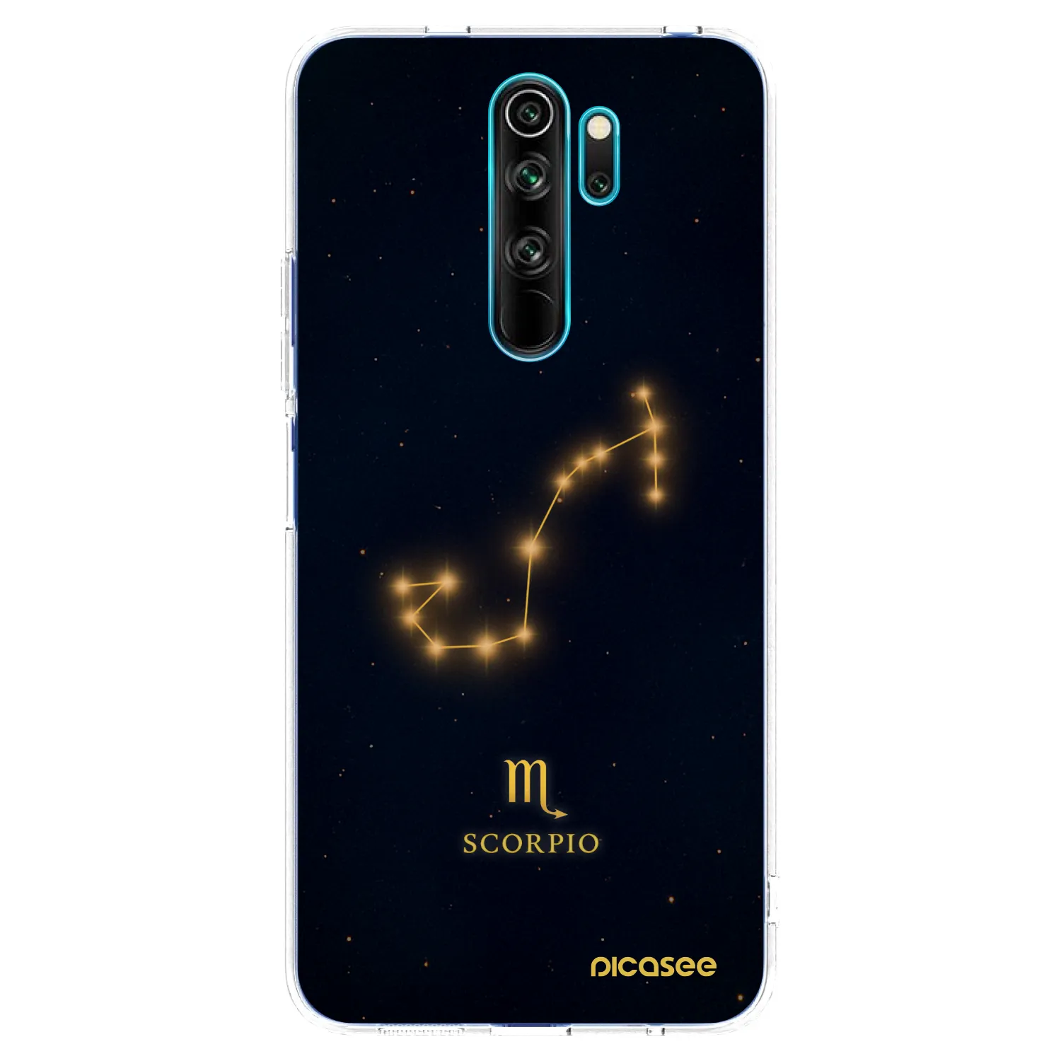 Picasee silikonowe przeźroczyste etui na Xiaomi Redmi Note 8 Pro - SCORPIO