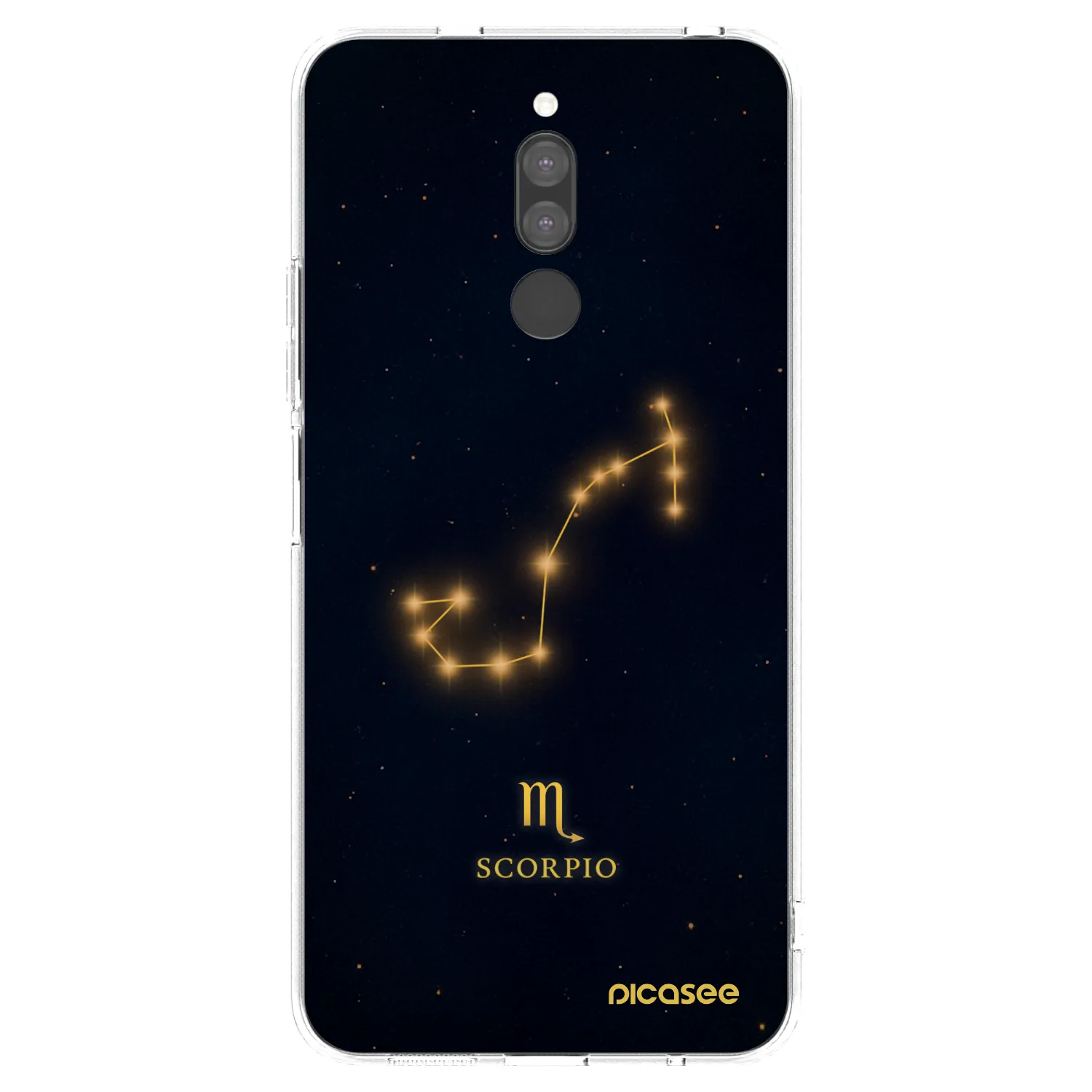 Picasee silikonowe przeźroczyste etui na Xiaomi Redmi 8 - SCORPIO