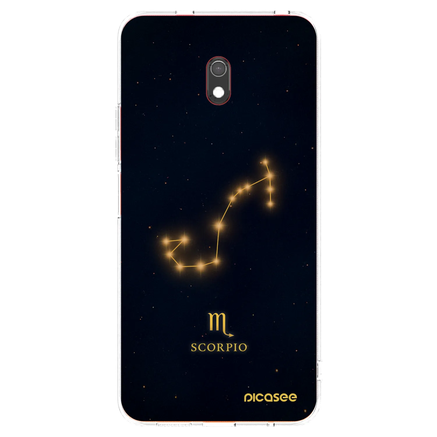 Picasee silikonowe przeźroczyste etui na Xiaomi Redmi 8A - SCORPIO