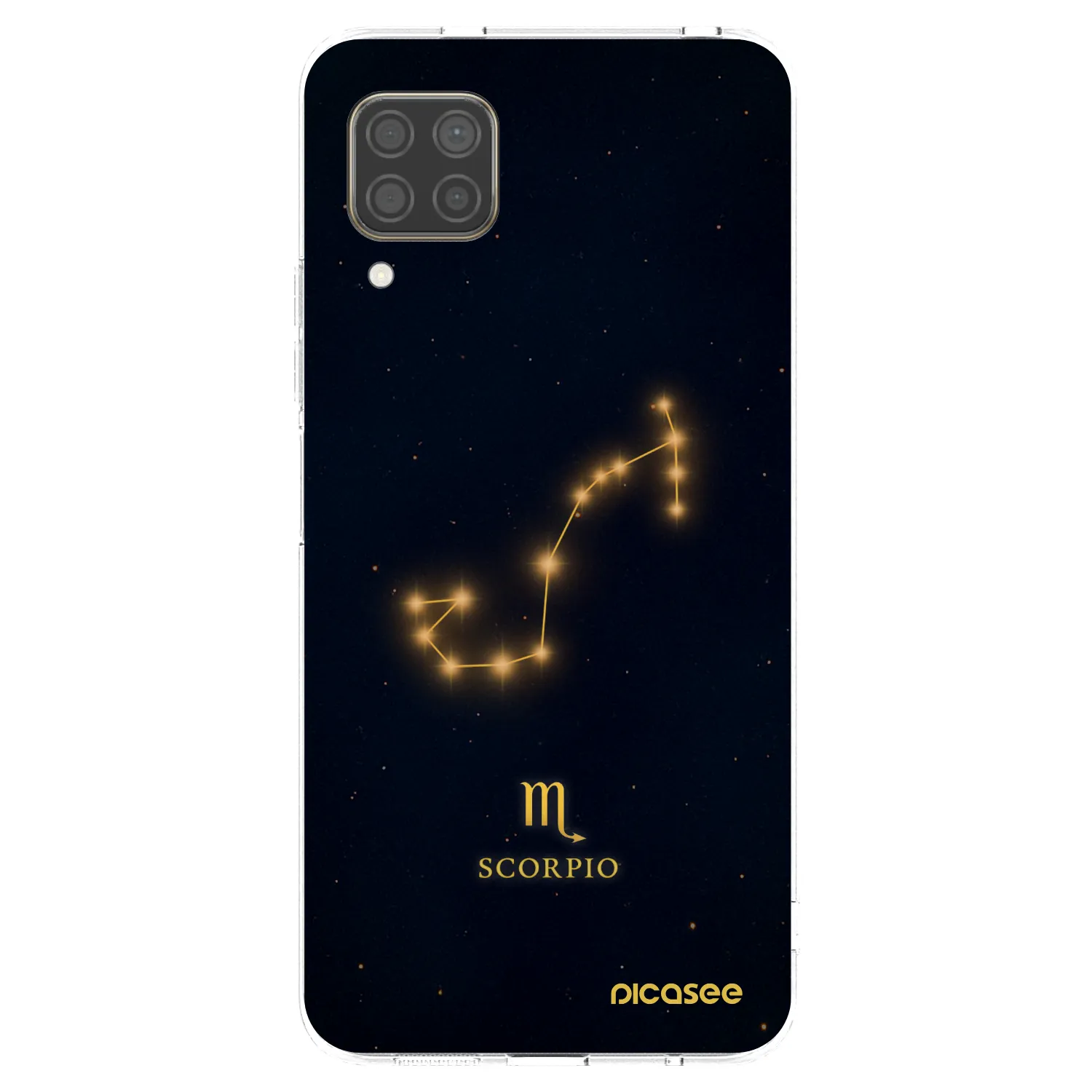 Picasee silikonowe przeźroczyste etui na Huawei P40 Lite - SCORPIO