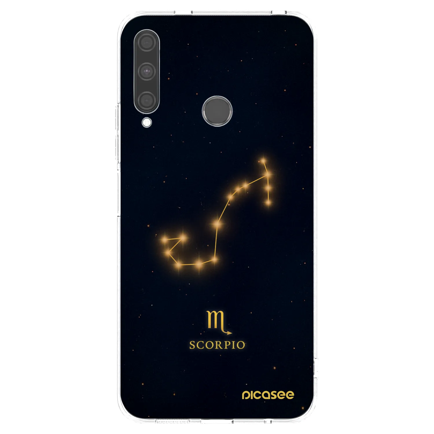 Picasee silikonowe przeźroczyste etui na Huawei P40 Lite E - SCORPIO