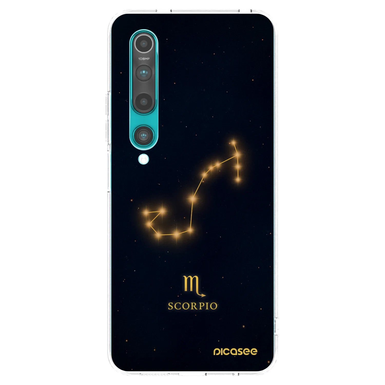 Picasee silikonowe przeźroczyste etui na Xiaomi Mi 10 - SCORPIO