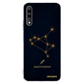Picasee silikonowe przeźroczyste etui na Honor 9X Pro - SAGITTARIUS