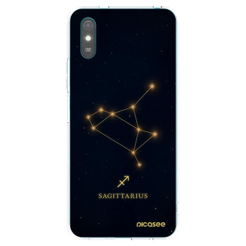 Picasee silikonowe przeźroczyste etui na Xiaomi Redmi 9A - SAGITTARIUS