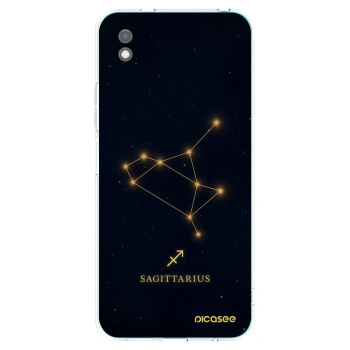 Picasee silikonowe czarne etui na Xiaomi Redmi 9A - SAGITTARIUS