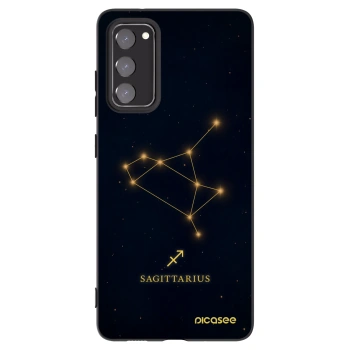 Picasee silikonowe czarne etui na Samsung Galaxy S20 FE - SAGITTARIUS