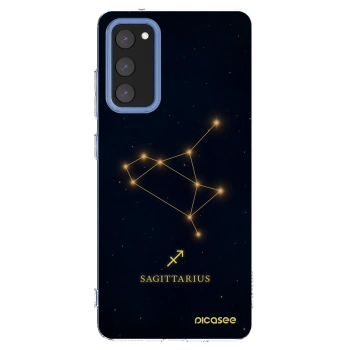 Picasee silikonowe przeźroczyste etui na Samsung Galaxy S20 FE - SAGITTARIUS