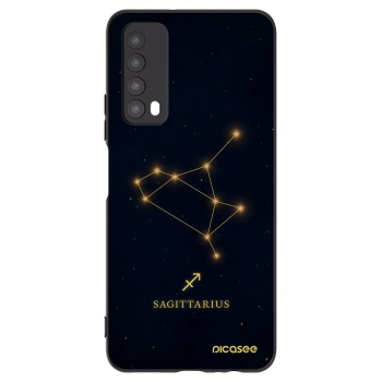 Picasee silikonowe czarne etui na Huawei P Smart 2021 - SAGITTARIUS