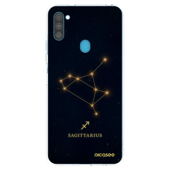 Picasee silikonowe przeźroczyste etui na Samsung Galaxy M11 - SAGITTARIUS