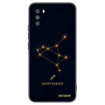 Picasee silikonowe czarne etui na Xiaomi Poco M3 - SAGITTARIUS