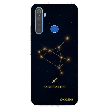 Picasee silikonowe przeźroczyste etui na Realme 5 - SAGITTARIUS