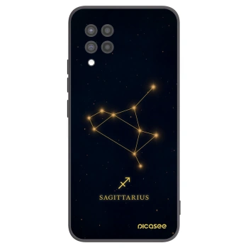 Picasee silikonowe czarne etui na Samsung Galaxy A42 A426B - SAGITTARIUS