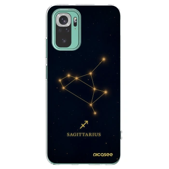 Picasee silikonowe przeźroczyste etui na Xiaomi Redmi Note 10 Pro - SAGITTARIUS