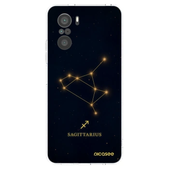 Picasee silikonowe przeźroczyste etui na Xiaomi Poco F3 - SAGITTARIUS