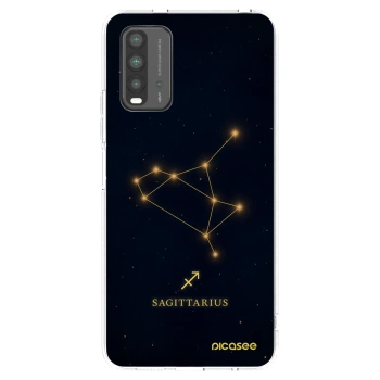 Picasee silikonowe przeźroczyste etui na Xiaomi Redmi 9T - SAGITTARIUS