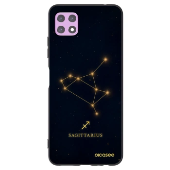 Picasee silikonowe czarne etui na Samsung Galaxy A22 A226B 5G - SAGITTARIUS