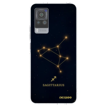 Picasee silikonowe przeźroczyste etui na Vivo X60 Pro 5G - SAGITTARIUS