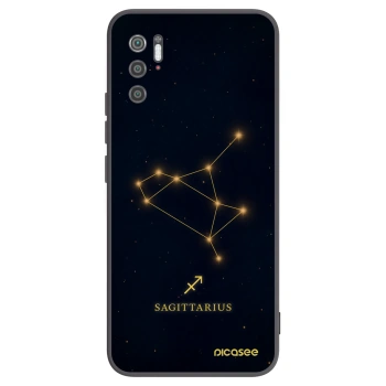 Picasee silikonowe czarne etui na Xiaomi Poco M3 Pro 5G - SAGITTARIUS