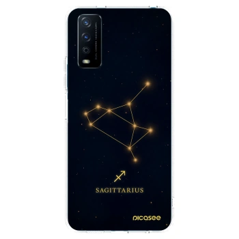 Picasee silikonowe przeźroczyste etui na Vivo Y11s - SAGITTARIUS