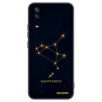 Picasee silikonowe czarne etui na Vivo Y11s - SAGITTARIUS