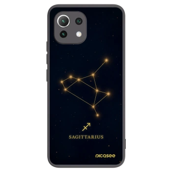 Picasee silikonowe czarne etui na Xiaomi 11 Lite 5G NE - SAGITTARIUS