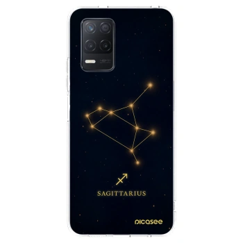 Picasee silikonowe przeźroczyste etui na Realme 8 5G - SAGITTARIUS