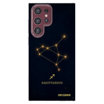 Picasee silikonowe przeźroczyste etui na Samsung Galaxy S22 Ultra 5G - SAGITTARIUS
