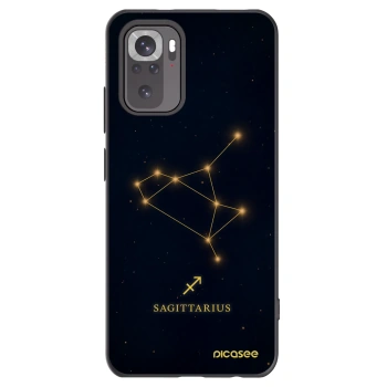 Picasee silikonowe czarne etui na Xiaomi Redmi Note 11S 4G - SAGITTARIUS