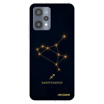 Picasee silikonowe przeźroczyste etui na Realme 9 Pro 5G - SAGITTARIUS