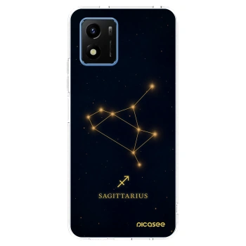 Picasee silikonowe przeźroczyste etui na Vivo Y01 - SAGITTARIUS