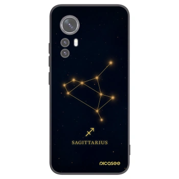 Picasee silikonowe czarne etui na Xiaomi 12X - SAGITTARIUS