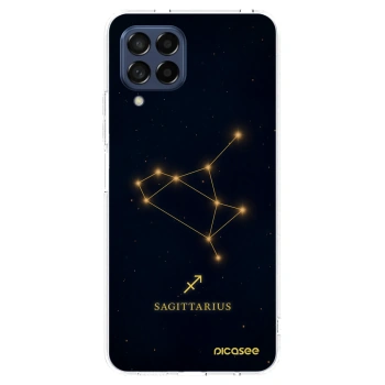 Picasee silikonowe przeźroczyste etui na Samsung Galaxy M53 5G - SAGITTARIUS