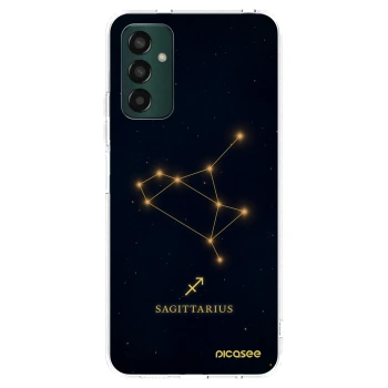 Picasee silikonowe przeźroczyste etui na Samsung Galaxy M13 M135F - SAGITTARIUS
