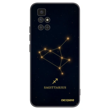 Picasee silikonowe czarne etui na Xiaomi Redmi 10 (2022) - SAGITTARIUS
