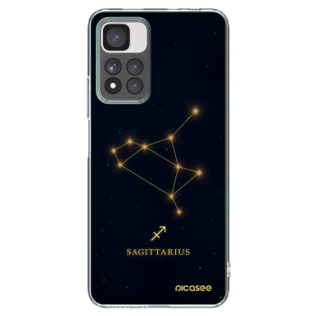 Picasee silikonowe przeźroczyste etui na Xiaomi Redmi Note 11 Pro+ 5G - SAGITTARIUS