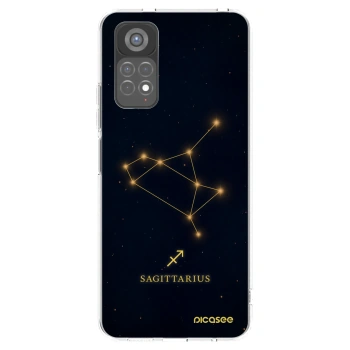Picasee silikonowe przeźroczyste etui na Xiaomi Redmi Note 11S 5G - SAGITTARIUS