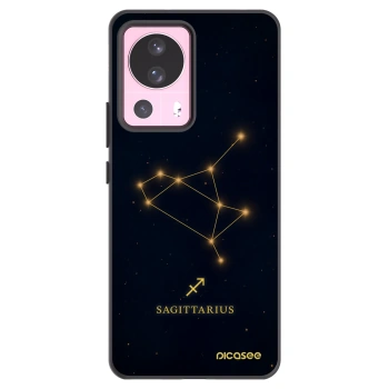 Picasee silikonowe czarne etui na Xiaomi 13 Lite - SAGITTARIUS